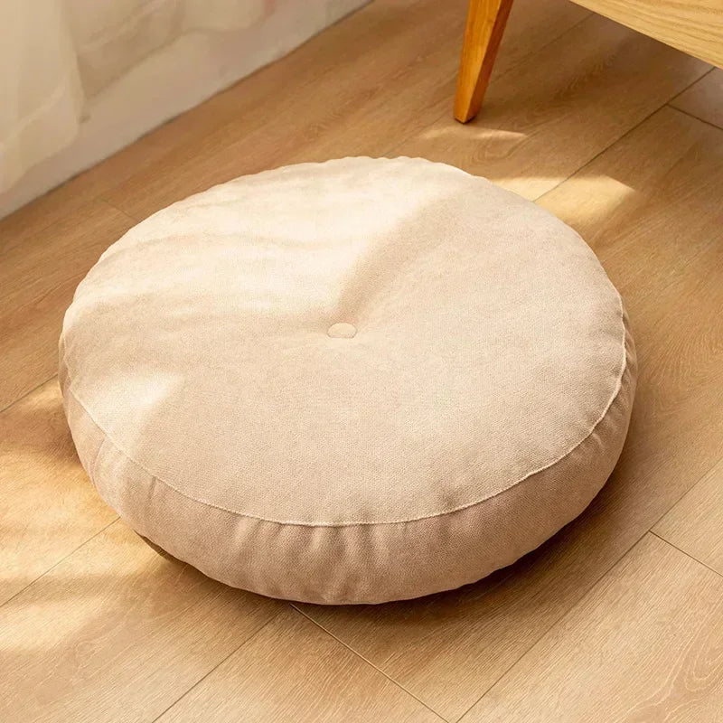 Yoga Memory Foam Seat Pillow – Solid Color, Detachable & Washable Cushion for Meditation & Sofa