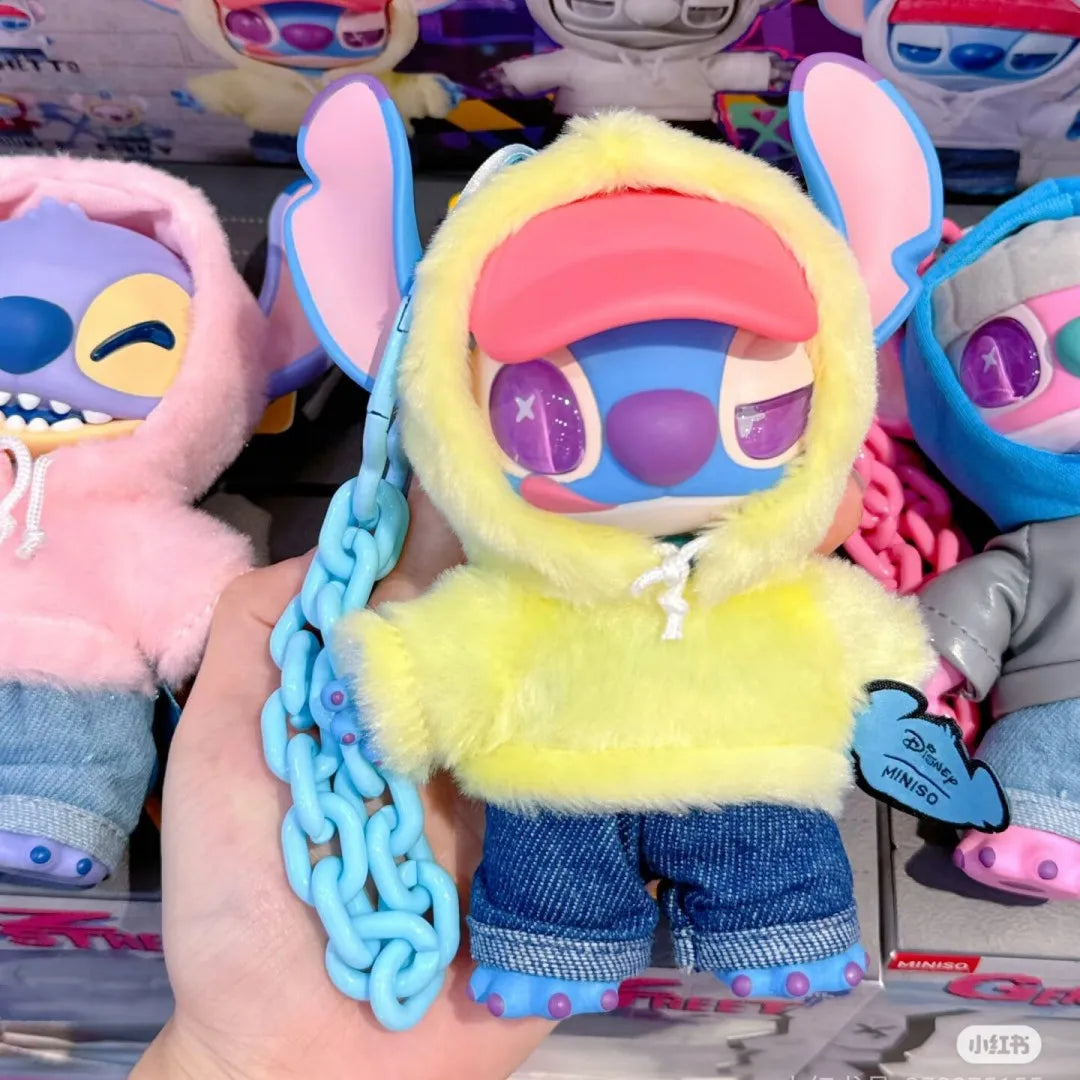 Miniso Disney Stitch Gen Z Street Series Blind Box – Vinyl Figure Pendant & Bag Charm Gift