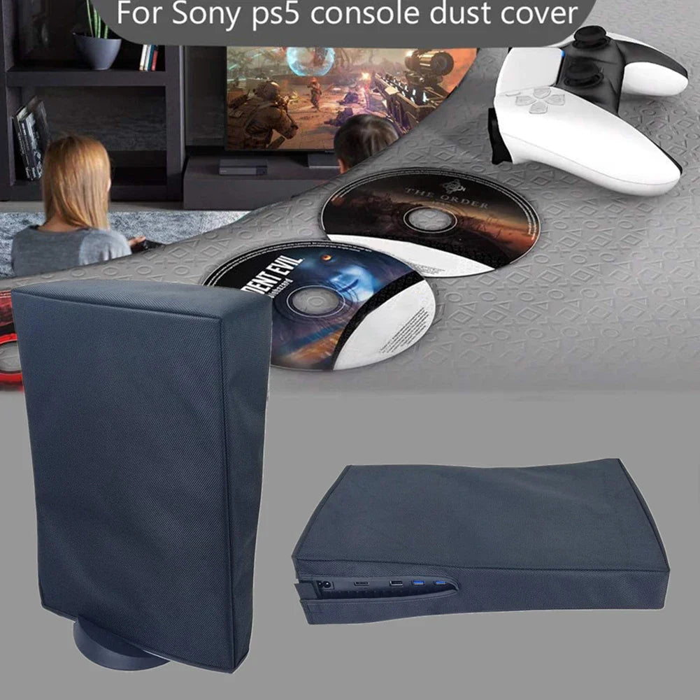 Dust Proof Cover for Sony PlayStation 5 – Washable Anti-Scratch Sleeve – PS5 Game Console Protector Case and Protective Host Guard Tool