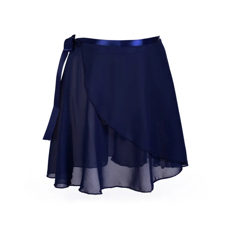 Adult Chiffon Ballet Tutu Wrap Skirt – Women & Girls Dance Gymnastics Training Skirt Lightweight Ballet Faldas Dancewear