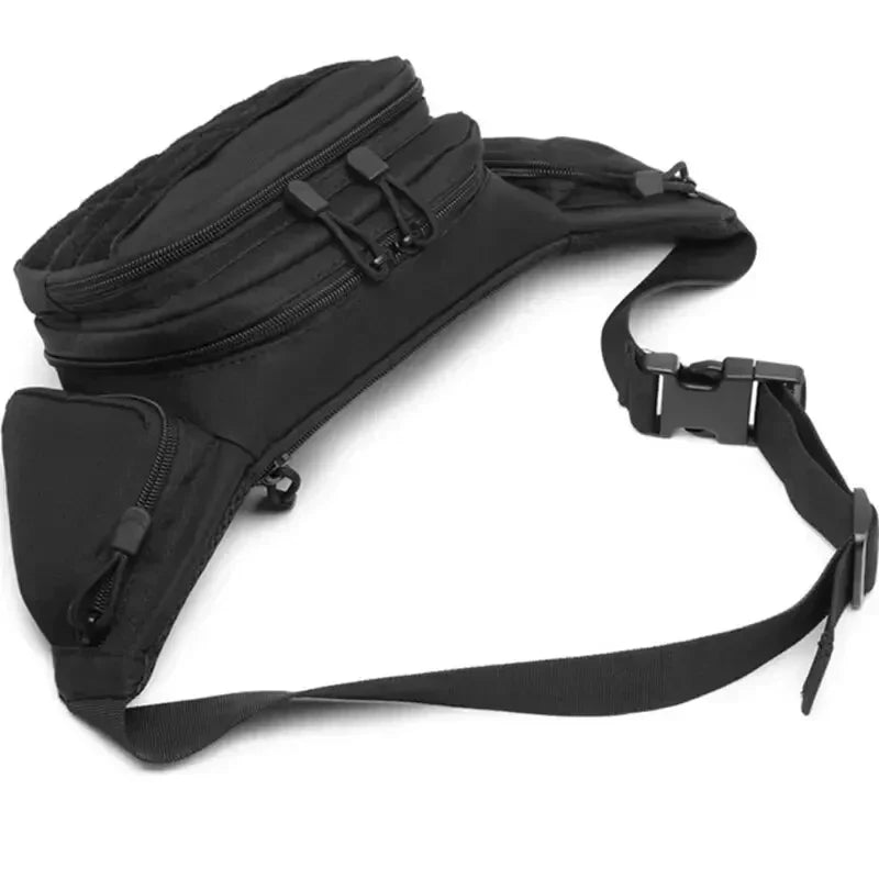 Tactical Fanny Pack - Nylon Backpack for Hiking, Outdoor Sports, and Camping, with Phone and Airsoft Bag Compartments