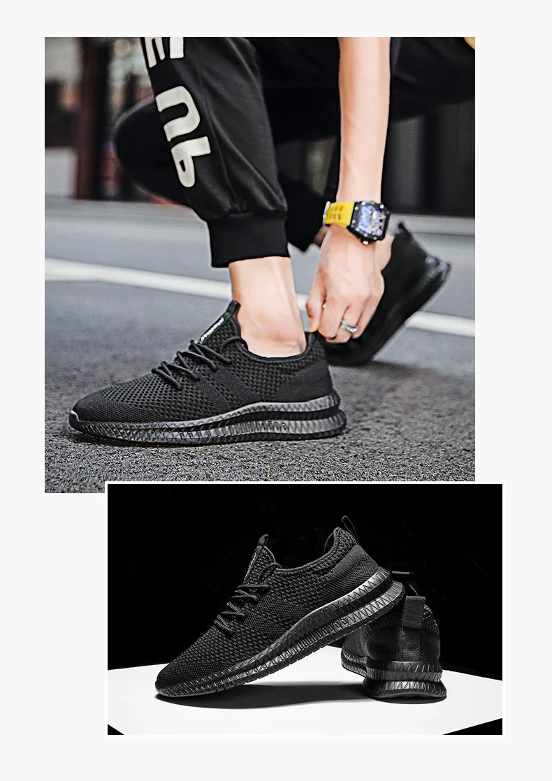 2022 Men’s Sneakers — High-Quality Breathable Gym & Casual Walking Shoes, Lightweight Plus-Size Footwear Zapatillas Hombre
