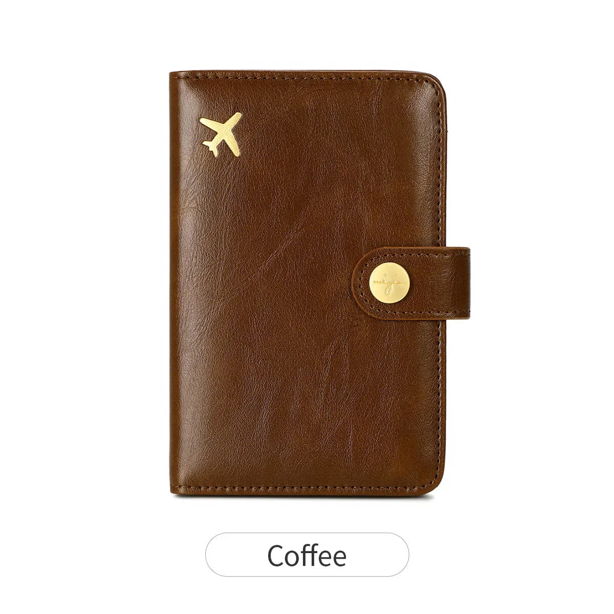 Minimalist RFID Passport Clip Multifunctional PU Leather Wallet – ID & Credit Card Holder Travel Accessory