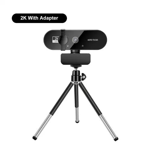 4K & 1080P Mini Webcam | 2K Full HD USB Camera with Microphone, Auto Focus for PC & Laptop