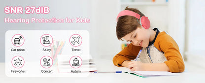Adjustable Kids Noise Reduction Earmuffs – Baby Ear Protection with 25dB NRR Safety Muffs