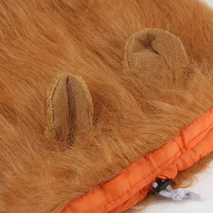 Pet Lion Mane Wig - Funny Halloween Cosplay Costume for Dogs