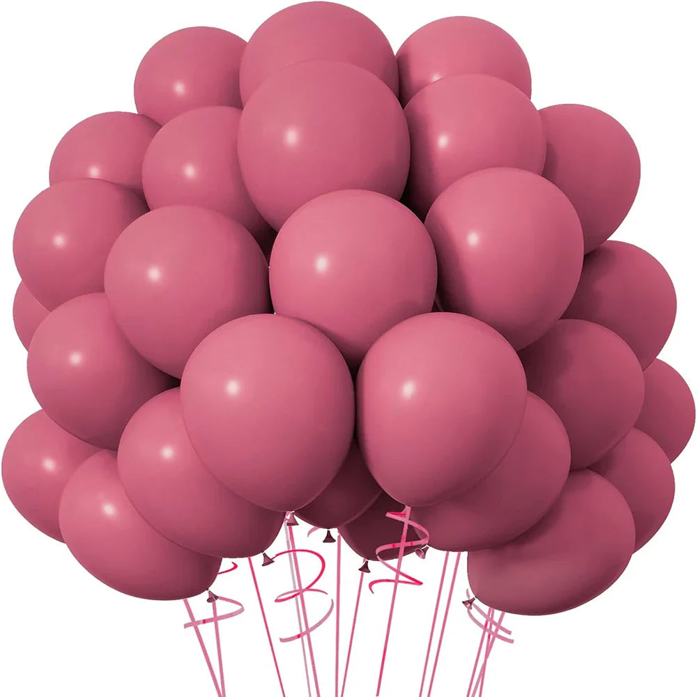 Baby Blue Latex Balloons Set (5–12 Inch, 10/20/30pcs) – Wedding, Baby Shower & Birthday Party Decorations in Mixed Colors