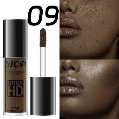 9-Color Matte Foundation Cream – Waterproof, Moisturizing Liquid Concealer for Full Coverage Professional Face Makeup