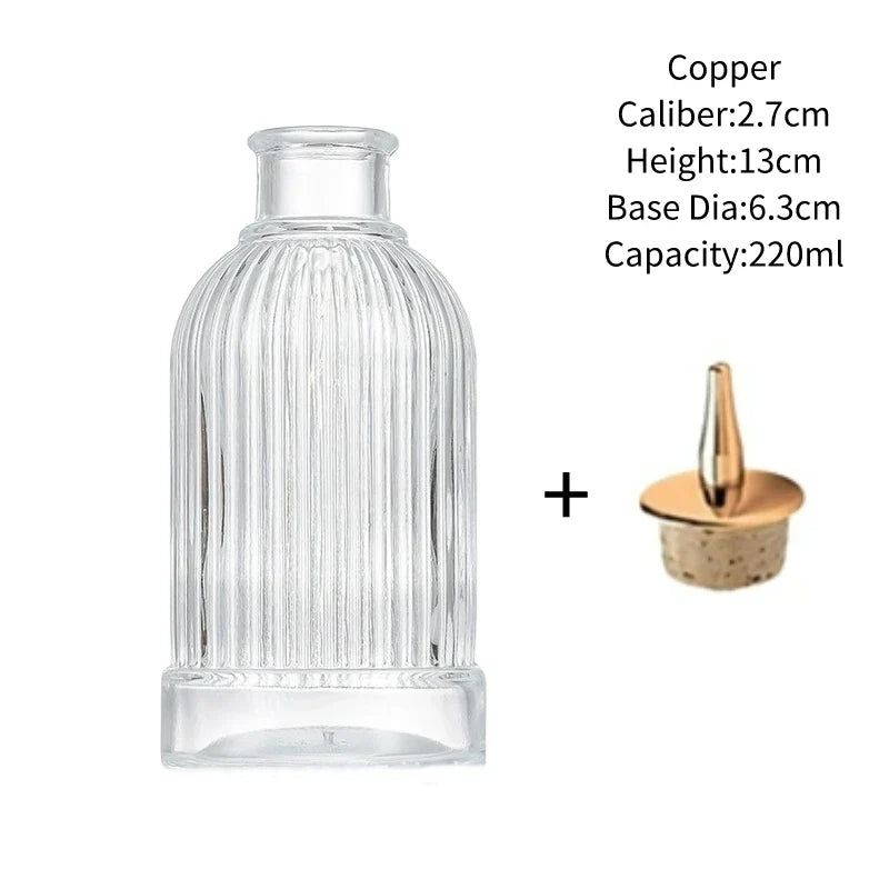 Vintage Glass Cocktail Bitters Bottles — Stainless Steel Cap Seasoning & Bar Accessories for Kitchen & Bartender Use