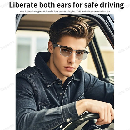 Ola Esporte Bluetooth Smart Glasses – AI Voice, Automatic Adjustment, Waterproof Anti-Blue Light Eyewear with Music & Call