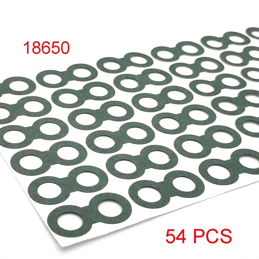18650/21700/32650 Li-ion Battery Insulation Gasket – Barley Paper Insulating Glue Patch & Electrode Pads for Battery Pack