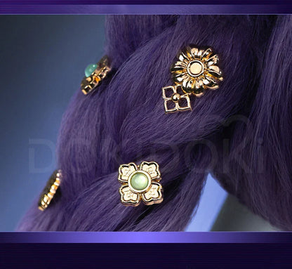 Rumii Miraa Zoeyy Cosplay Earrings — DokiDoki Metal Headwear for Halloween & Costume Accessories