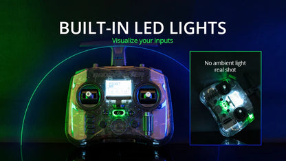 Radiomaster Pocket Hall Gimbal Portable RC Transmitter with Built-in LED Light & Foldable Antenna