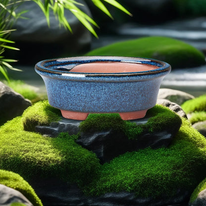 Ceramic Flower Pot with Drainage Hole - Lily Style Succulent & Orchid Planter for Home and Garden