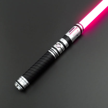 TXQSABER Heavy Dueling Lightsaber – Neo Pixel RGB Laser Saber with Metal Hilt, Smooth Swing Combat Cosplay Luminous Toy for Kids