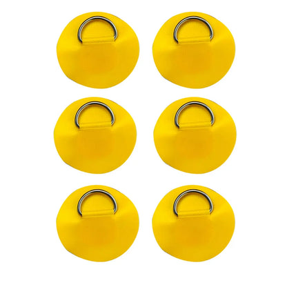 6.5CM D-Ring PVC Patch – Inflatable Boat, Kayak, SUP, Dinghy & Canoe Rope Ring Attachment