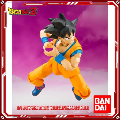 BANDAI S.H.Figuarts Son Goku Action Figure — 100% Original Dragon Ball Anime Collectible Model Toy