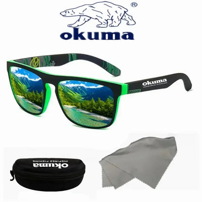 Okuma Polarized Sunglasses UV400 — Men & Women Outdoor Sunglasses for Hunting, Fishing, Driving & Biking, Optional Box