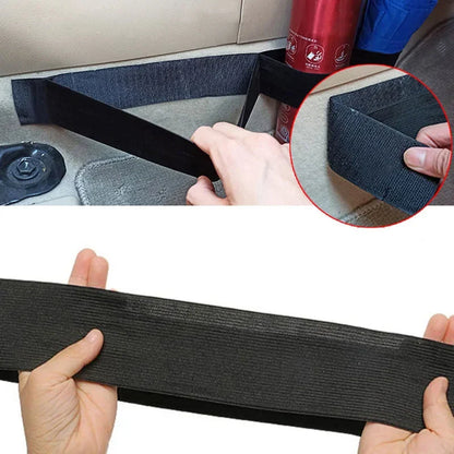 Car Trunk Storage Fixed Belt - Nylon Fire Extinguisher Storage Loop Strap - Black Trunk Organizer Strap for Car Accessories