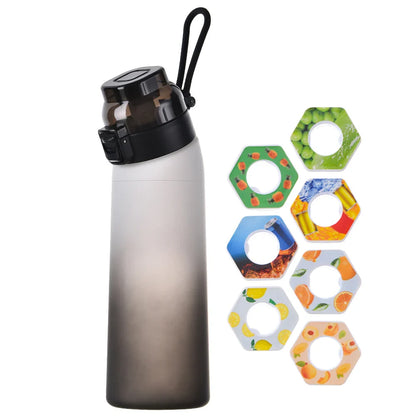650ML Scented Water Bottle , 7 Flavor Pods - Leak-Proof Air Water Bottle for Travel, Climbing and Hiking