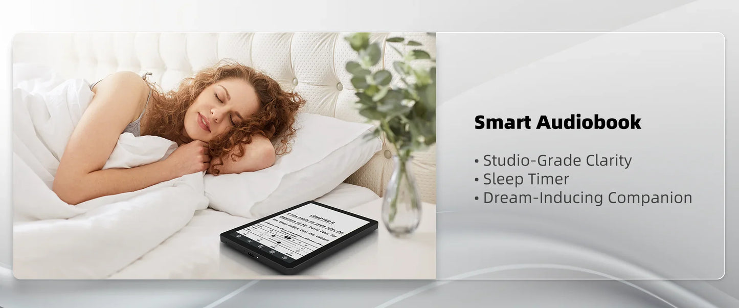 Bigme B6 6" E-Book Reader – E-Ink Display, 36-Level Front Light, Android 14, 4+64GB, Google Play