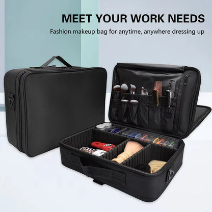 Specialty Barber Salon Scissors Bag – High-Capacity Multifunctional Hairdressing & Beauty Tool Organizer