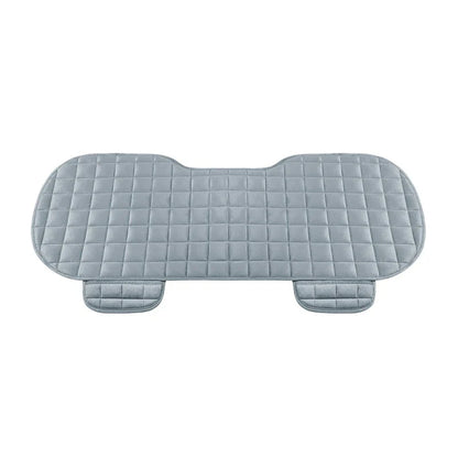 Universal Winter Car Seat Cover Set – Front & Rear Flocking Cloth Anti-Slip Warm Cushion Mat for Car, SUV, Van & Truck Interior Protection