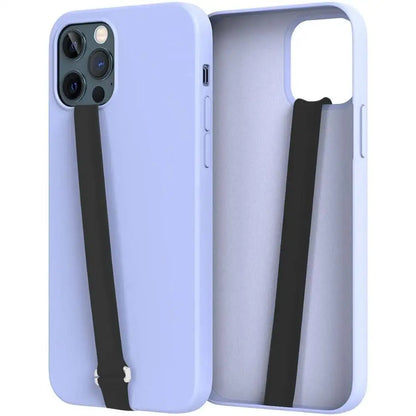 Flexible Elastic Silicone Phone Straps: Secure Hand Grip for iPhone, Samsung, Huawei & Xiaomi - Wristband Finger Ring Holder