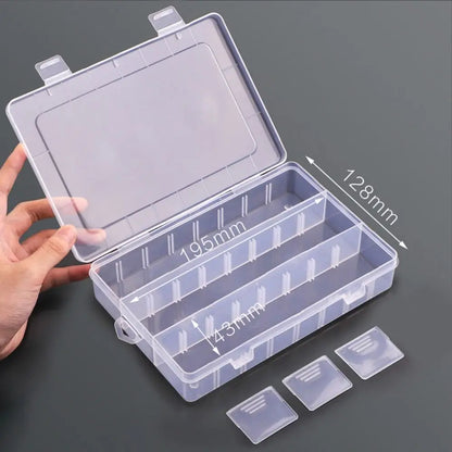 Large Capacity Transparent Pencil Case – Cartoon PP Pen Box & Art Supplies Storage Stationery Organizer