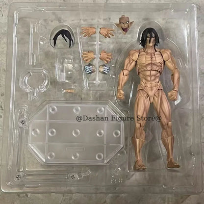Attack on Titan Revoltech Action Figure – Armored Titan Reiner Braun PVC Model Toy Collectible