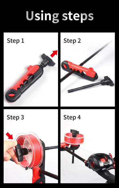 Portable Fishing Line Winder – Reel Line Spooler Machine for Spinning & Baitcasting Reels, Carp Fishing Equipment