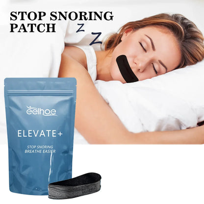 EELHOE Anti-Snoring Patch – Sleep Improvement Sticker for Better Breathing, Portable Mouth Orthosis Tape to Stop Snoring