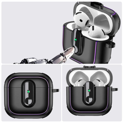 Armor Lock Earphone Case for AirPods – Shockproof TPU & PC Cover for AirPods 1, 2, 3, 4 & Pro 2, 2nd & 4th Gen