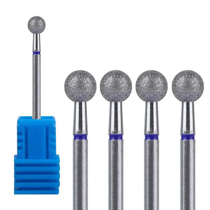1/2/4Pcs Diamond Nail Drill Bit Set - Rotary Electric Milling Cutters for Manicure, Pedicure, Cuticle & Nail Tools Accessories