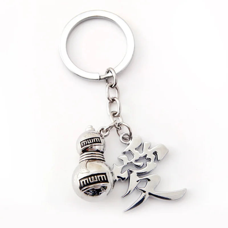 Anime Akatsuki Naruto Character Keychain – Gaara, Sasuke Sharingan, Jiraiya & Uzumaki Metal Cosplay Pendant Gift for Fans