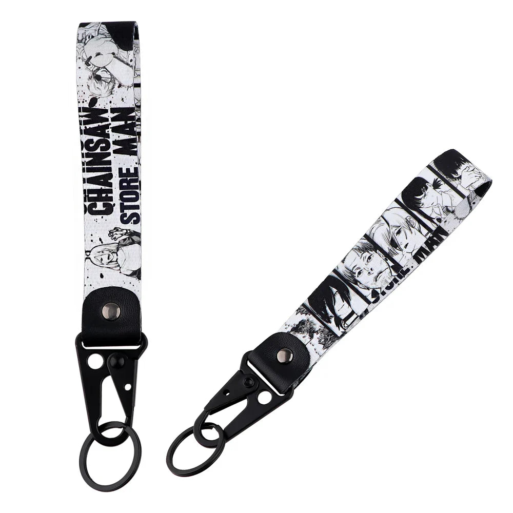 Anime Eagle Beak Keychain – Cool Short Lanyard for Phone, Badge Holder & USB Pendant