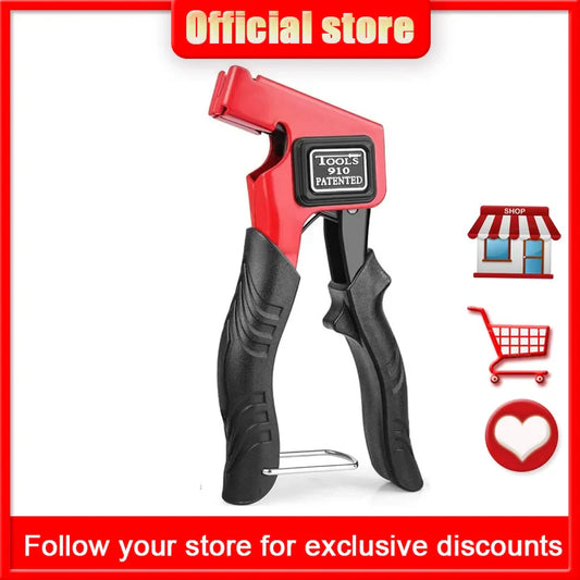 Hand Tool Wall Anchor Gun — Hollow Metal Cavity Anchor Fixing Gun for Gypsum Plasterboard & Molly Drywall Tools
