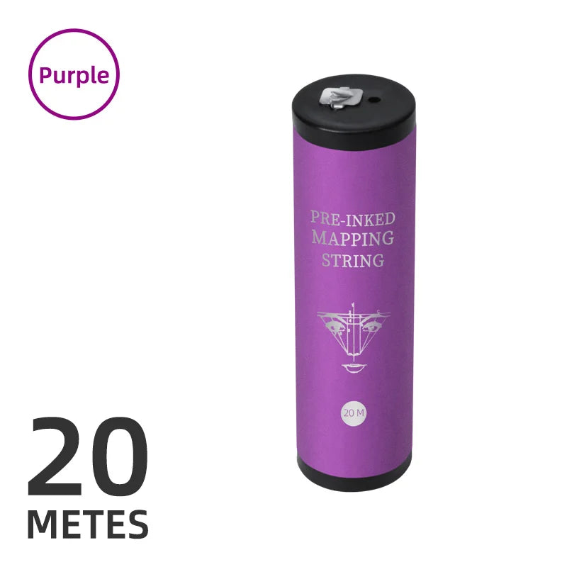 Pre-Inked 20M Microblading Mapping String Bottle – White Eyebrow Thread Marker for Permanent Makeup Tattoo Brows