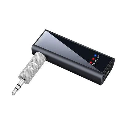 Bluetooth 5.4 Audio Transmitter Receiver – 3.5mm AUX Wireless Adapter with Mic & TF Card Support for Car, TV, PC