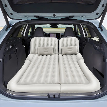 Universal Foldable Inflatable Car Bed - Portable Back Seat Air Mattress Set with Pump & Pillow
