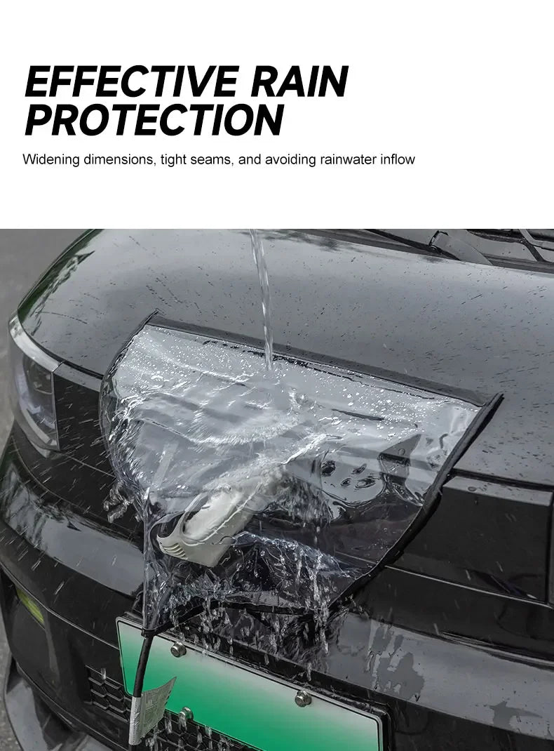 New Energy Car Charging Rain Cover – Universal Waterproof Outdoor Protection for Electric Car Charging Gun, Rain & Snow Cover Accessories