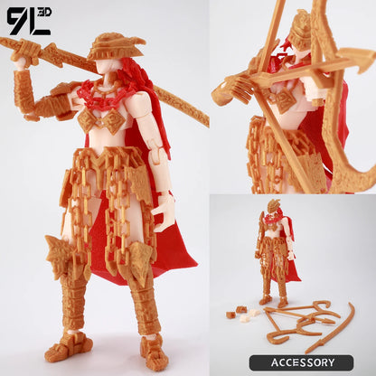 9L 3D Printed Invincible Tech Jacker T13 Lucky13 Action Figure – Multi-Jointed Motorcycle Collectible Model Toy Titan13