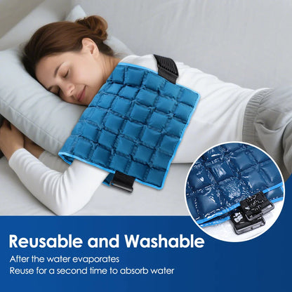 58×35cm Self-Absorbing Water Knee Pad — Hot & Cold Compress Wrap for Knee, Leg, Neck, Shoulder & Hip