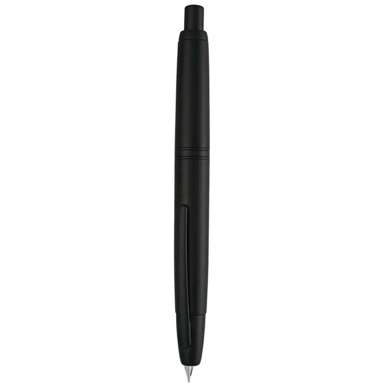 JinHao 10 Matte Black Fountain Pen — F/EF Nib Writing Pen for Office, School & Gifts