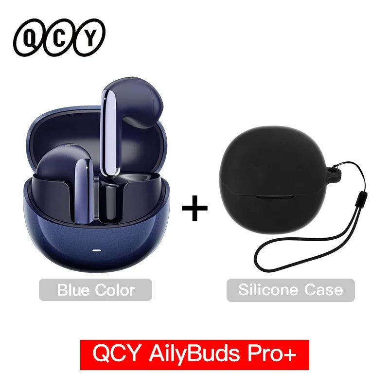 QCY HT10 AilyBuds Pro+ ANC Earbuds - Bluetooth 5.3 Wireless Hi-Res LDAC Earphones with AI Call & Multipoint Connection