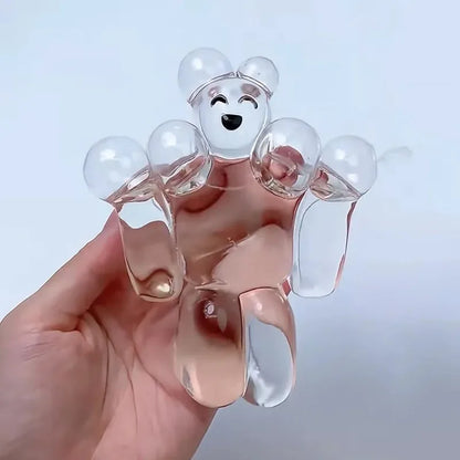 Squishy Transparent Jelly Robot Toy – Super Soft Slow Rebound Kawaii Squeeze Toy for Stress Relief and Fun