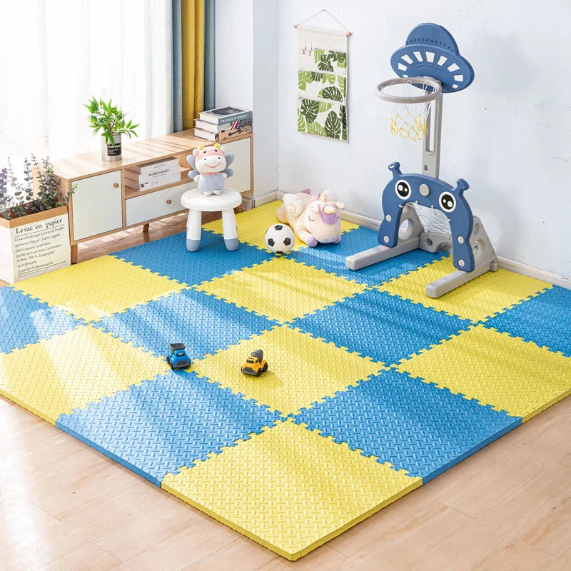 Kids Foam Puzzle Play Mat Tiles – Soft Interlocking Baby Floor Carpet for Children, Home Play Area & Workout Floor Padding