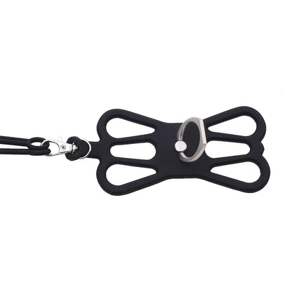 Universal Silicone Phone Lanyard — Sports Strap, Ring Holder, Neck Sling Rope & Mobile Phone Chain