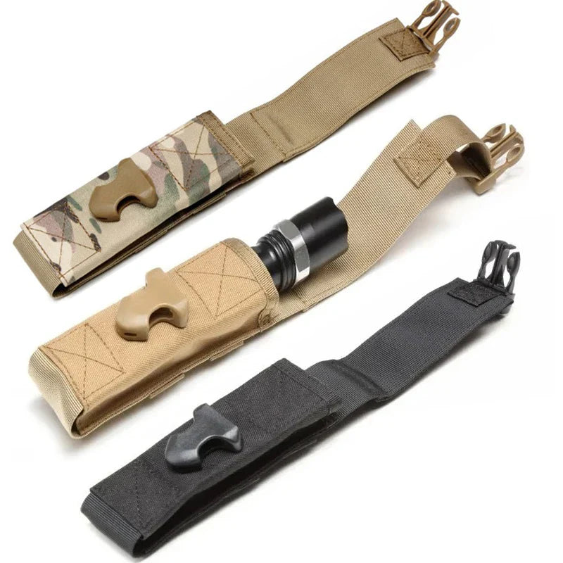Tactical MOLLE EDC Waist Bag – Outdoor Flashlight & Tool Pouch for Camping, Hiking, Hunting & Field Use