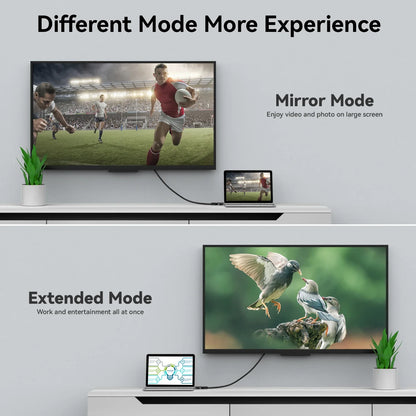 16K DisplayPort 2.1 Cable – 8K@120Hz, 4K@240Hz, 80Gbps HDR Video & Audio for Laptop, TV, Xbox, Projector, Gaming Monitor